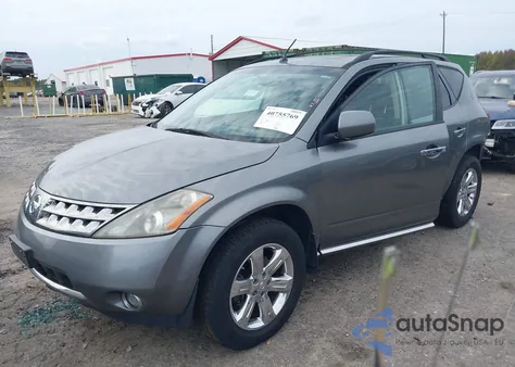 2007 Nissan Murano Sl z USA, uszkodzony, nr VIN JN8AZ08W07W603402